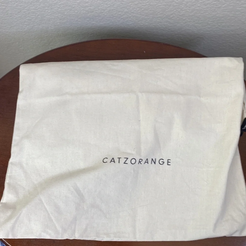 Catzorange Orange Tangerine Rope Cotton Bag